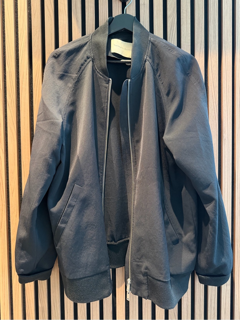 Aritzia -  The Group BABATON - Black Bomber Jacket